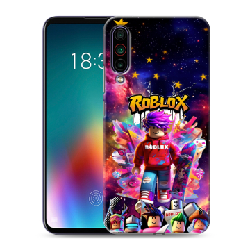Силиконовый чехол на Meizu 16T с принтом Roblox Роблокс