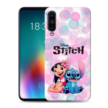 Силиконовый чехол на Meizu 16T с принтом Лило и Стич