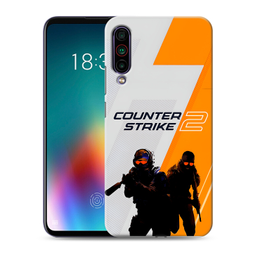 Силиконовый чехол на Meizu 16T с принтом Counter Strike