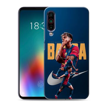 Силиконовый чехол на Meizu 16T с принтом Барселона Barca Yamal 