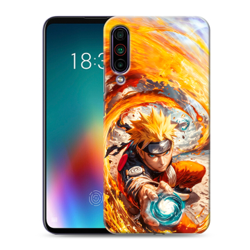 Силиконовый чехол на Meizu 16T с принтом Аниме Наруто Naruto
