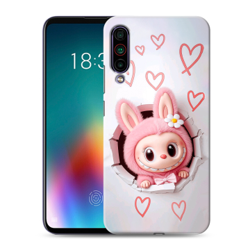 Силиконовый чехол на Meizu 16T с принтом Labubu Лабубу