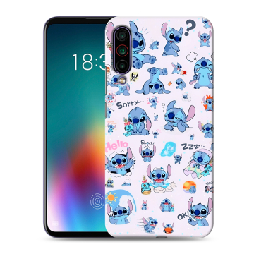 Силиконовый чехол на Meizu 16T с принтом Лило и Стич