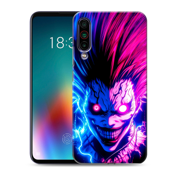 Силиконовый чехол на Meizu 16T с принтом Death note Тетрадь смерти