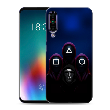 Силиконовый чехол на Meizu 16T с принтом Игра Кальмара