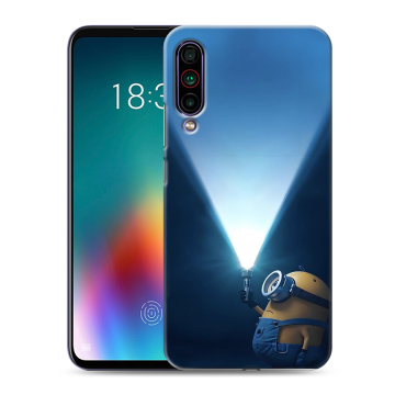 Силиконовый чехол на Meizu 16T с принтом Миньоны
