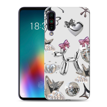 Силиконовый чехол на Meizu 16T с принтом Y2K