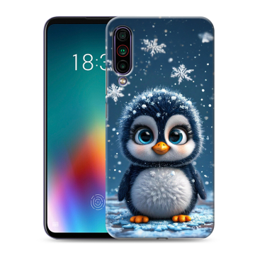 Силиконовый чехол на Meizu 16T с принтом Новый год