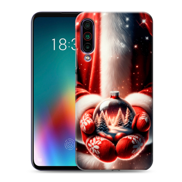 Силиконовый чехол на Meizu 16T с принтом Новый год