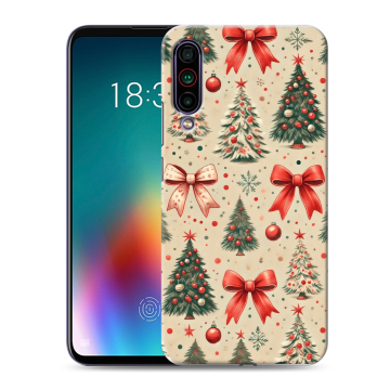 Силиконовый чехол на Meizu 16T с принтом Новый год