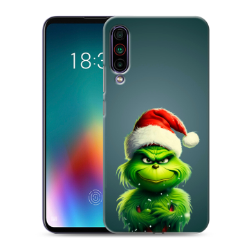 Силиконовый чехол на Meizu 16T с принтом Новый год
