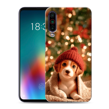 Силиконовый чехол на Meizu 16T с принтом Новый год