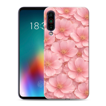 Силиконовый чехол на Meizu 16T с принтом женский