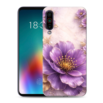 Силиконовый чехол на Meizu 16T с принтом женский