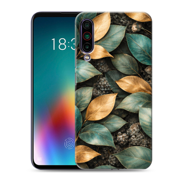 Силиконовый чехол на Meizu 16T с принтом женский