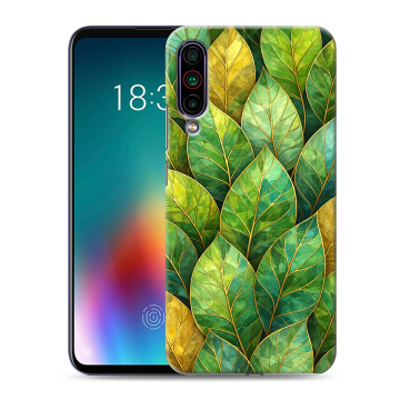 Силиконовый чехол на Meizu 16T с принтом женский