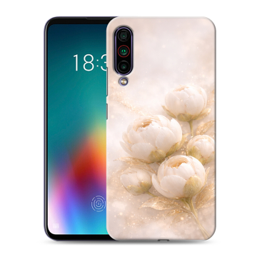 Силиконовый чехол на Meizu 16T с принтом женский