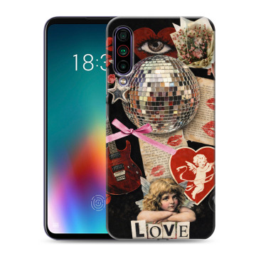 Силиконовый чехол на Meizu 16T с принтом для девочек