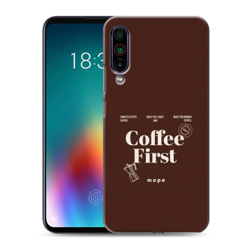 Силиконовый чехол на Meizu 16T с принтом женский