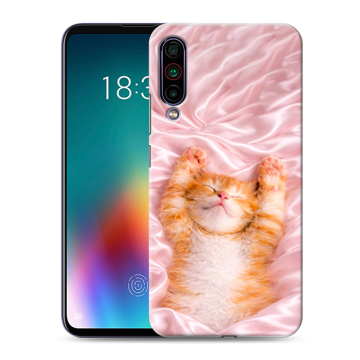 Силиконовый чехол на Meizu 16T с принтом женский