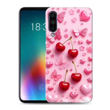 Силиконовый чехол на Meizu 16T с принтом для девочек