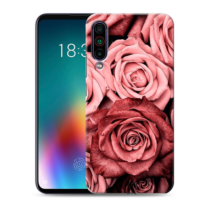 Силиконовый чехол на Meizu 16T с принтом Цветы розы Силиконовый чехол на Meizu 16T с принтом Цветы розы