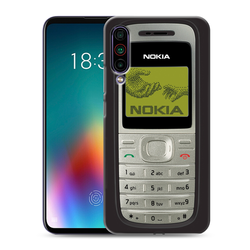 Силиконовый чехол на Meizu 16T с принтом Ретро Нокия Силиконовый чехол на Meizu 16T с принтом Ретро Нокия