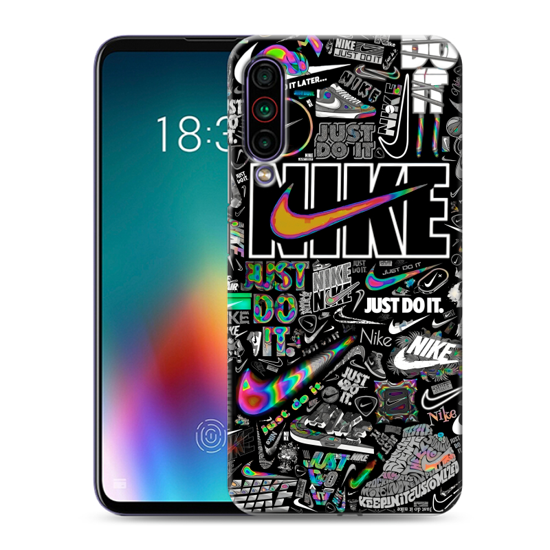 Силиконовый чехол на Meizu 16T с принтом Найк Силиконовый чехол на Meizu 16T с принтом Найк