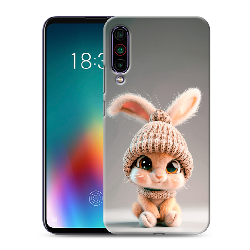 Силиконовый противоударный чехол на Meizu 16T с принтом Кролик Силиконовый противоударный чехол на Meizu 16T с принтом Кролик