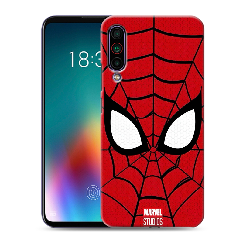 Силиконовый противоударный чехол на Meizu 16T с принтом человек паук spiderman Силиконовый противоударный чехол на Meizu 16T с принтом человек паук spiderman