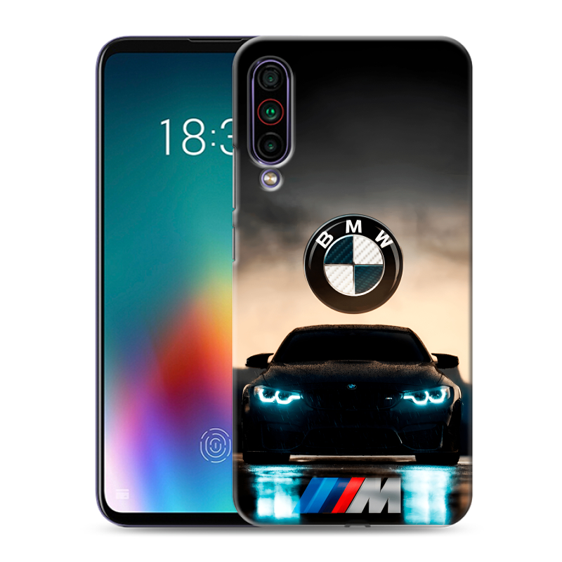 Силиконовый противоударный чехол на Meizu 16T с принтом БМВ BMW Силиконовый противоударный чехол на Meizu 16T с принтом БМВ BMW