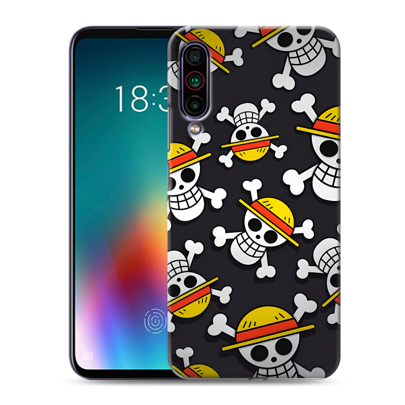 Силиконовый противоударный чехол на Meizu 16T с принтом One Piece Ван Пис Силиконовый противоударный чехол на Meizu 16T с принтом One Piece Ван Пис