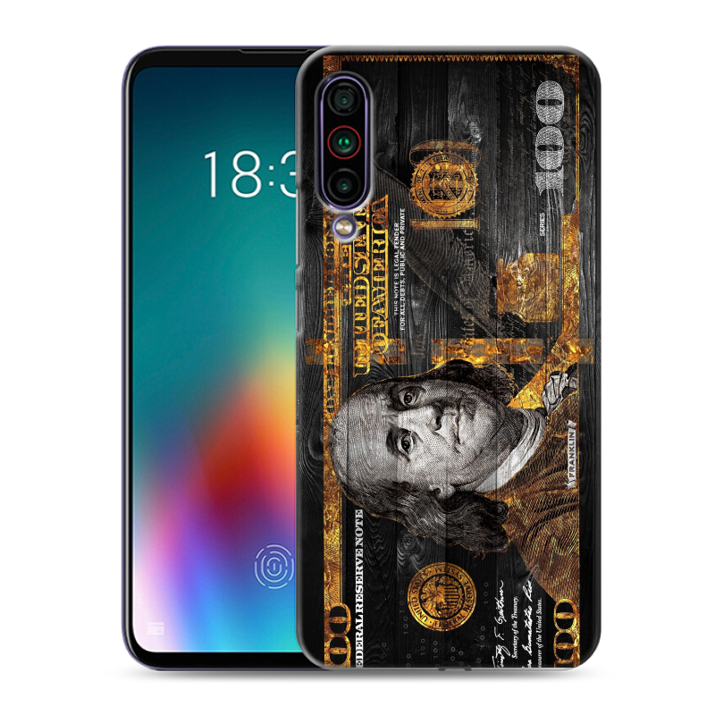Силиконовый чехол на Meizu 16T с принтом Доллар деньги Силиконовый чехол на Meizu 16T с принтом Доллар деньги