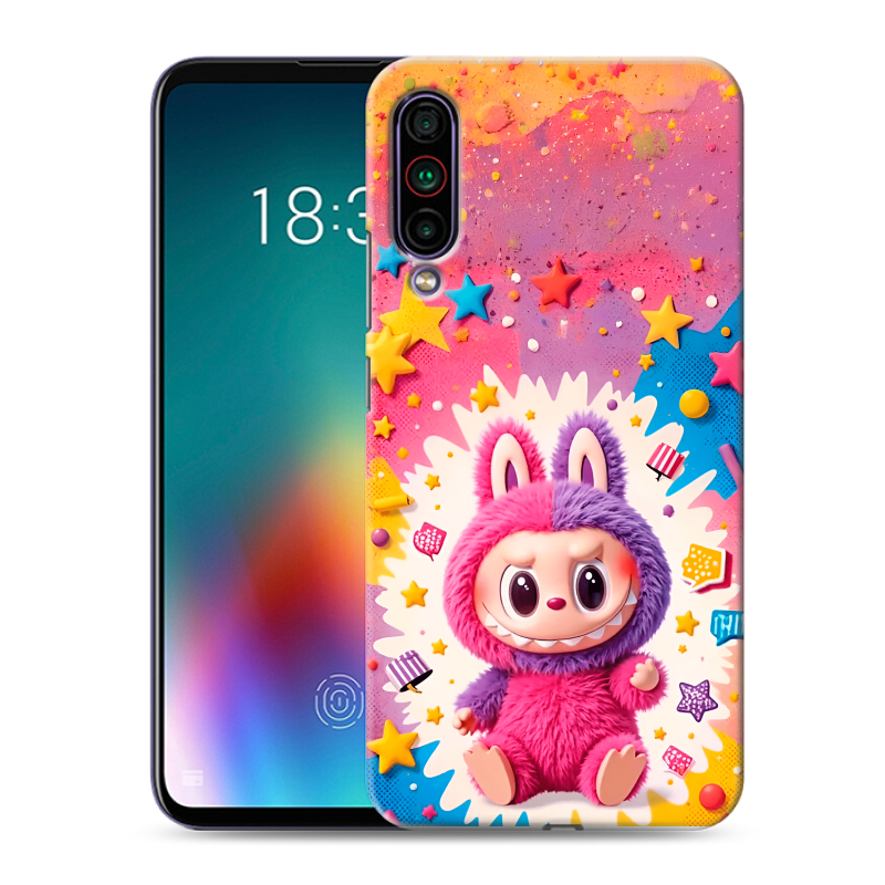 Силиконовый чехол на Meizu 16T с принтом Labubu Лабубу Силиконовый чехол на Meizu 16T с принтом Labubu Лабубу
