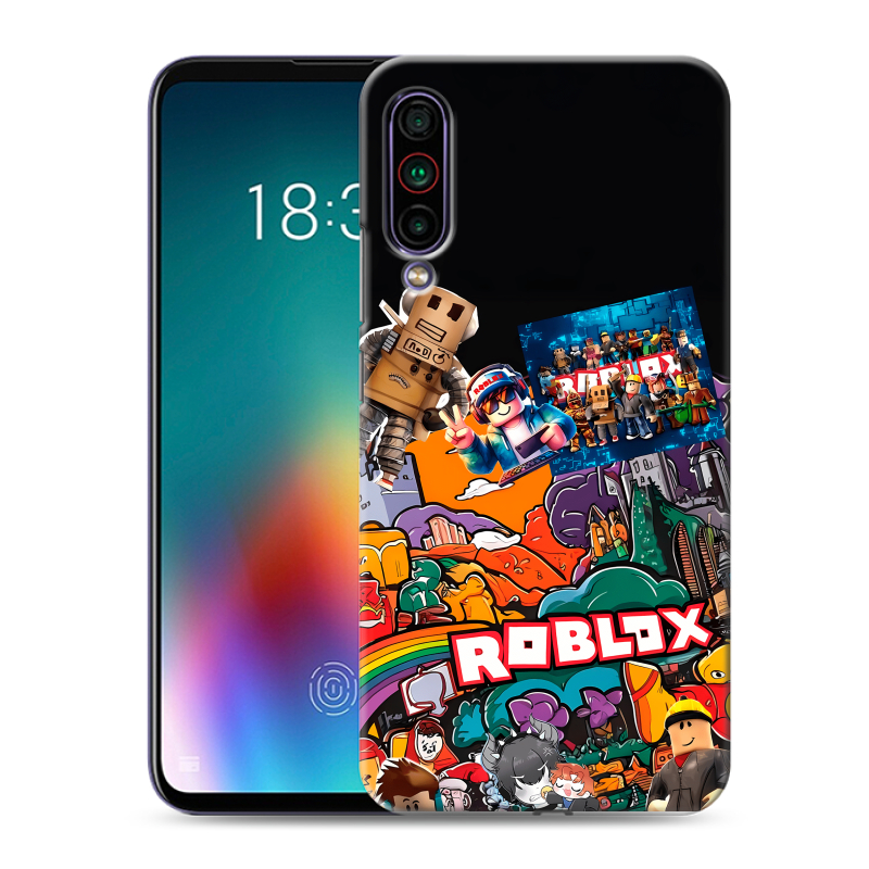Силиконовый чехол на Meizu 16T с принтом Roblox Роблокс Силиконовый чехол на Meizu 16T с принтом Roblox Роблокс