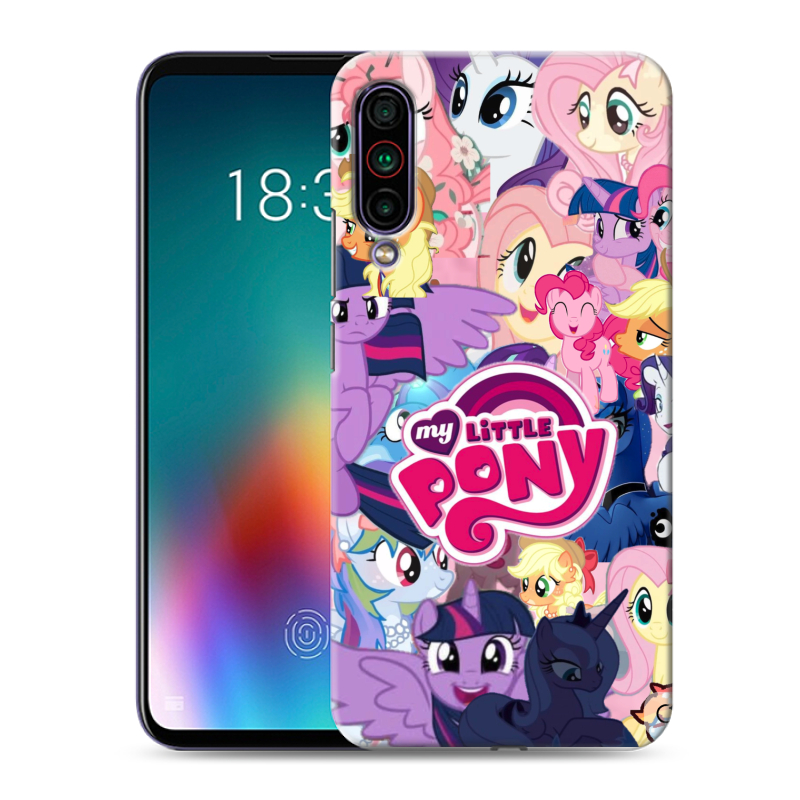 Силиконовый противоударный чехол на Meizu 16T с принтом My little pony Дружба чудо Силиконовый противоударный чехол на Meizu 16T с принтом My little pony Дружба чудо