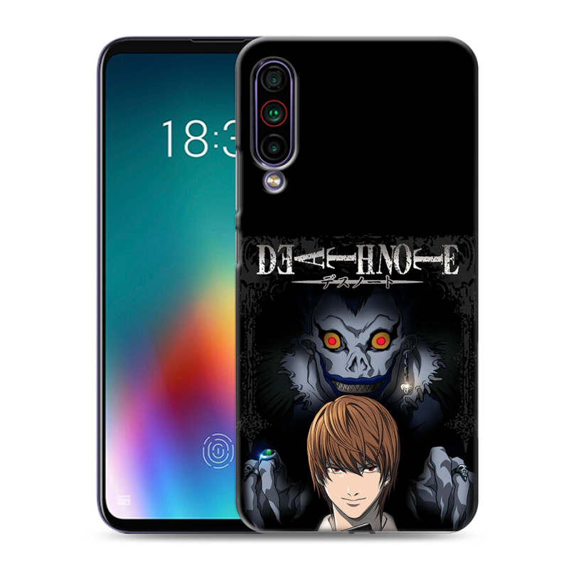 Силиконовый противоударный чехол на Meizu 16T с принтом Death note Тетрадь смерти Силиконовый противоударный чехол на Meizu 16T с принтом Death note Тетрадь смерти