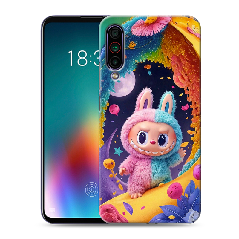 Силиконовый чехол на Meizu 16T с принтом Labubu Лабубу Силиконовый чехол на Meizu 16T с принтом Labubu Лабубу