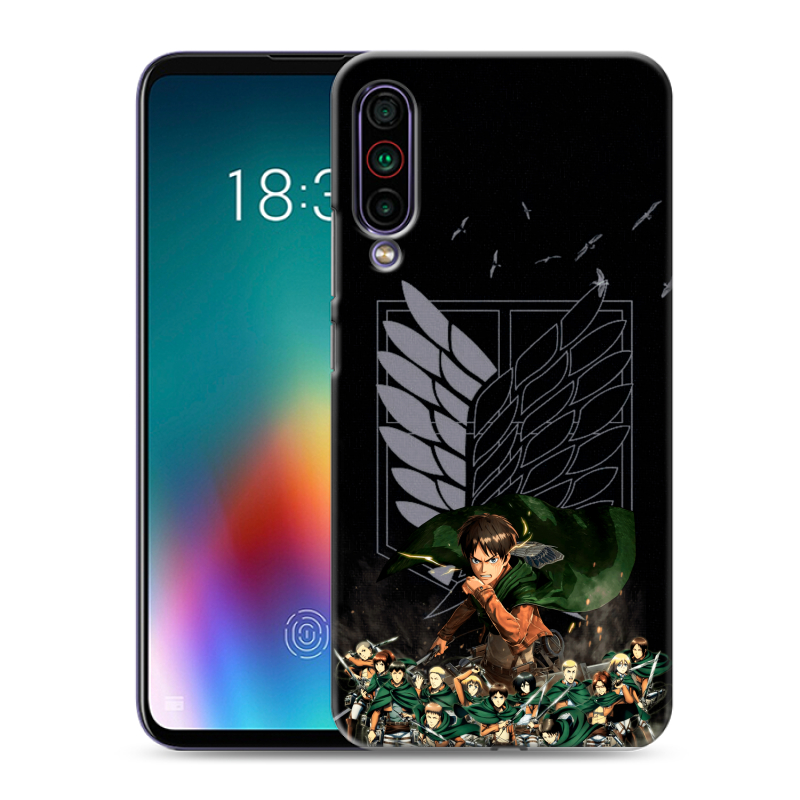 Силиконовый чехол на Meizu 16T с принтом Атака титанов Силиконовый чехол на Meizu 16T с принтом Атака титанов