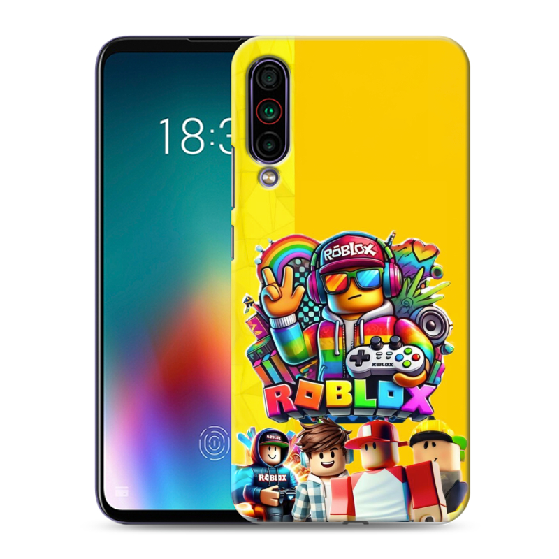 Силиконовый чехол на Meizu 16T с принтом Roblox Роблокс Силиконовый чехол на Meizu 16T с принтом Roblox Роблокс