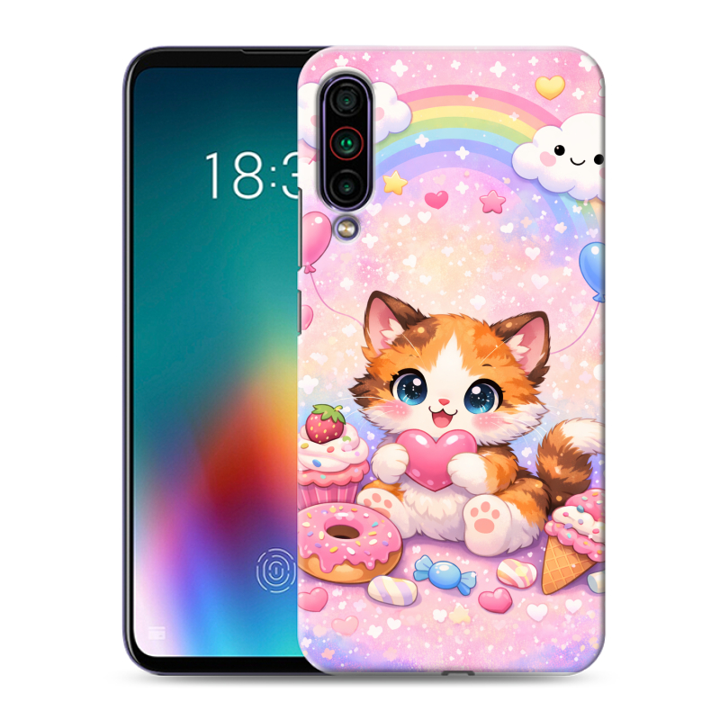 Силиконовый чехол на Meizu 16T с принтом для девочек Силиконовый чехол на Meizu 16T с принтом для девочек