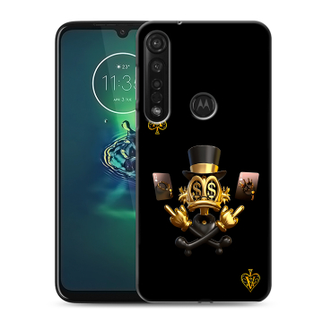Силиконовый чехол на Motorola Moto G8 Plus с принтом Золотой скрудж макдак