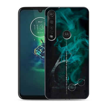 Силиконовый чехол на Motorola Moto G8 Plus с принтом Гарри Поттер Harry Potter