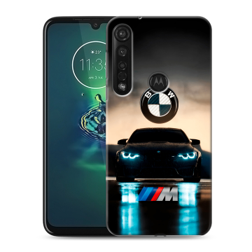 Силиконовый чехол на Motorola Moto G8 Plus с принтом БМВ BMW