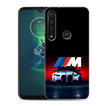 Силиконовый чехол на Motorola Moto G8 Plus с принтом БМВ BMW