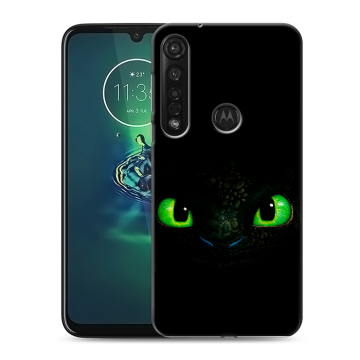 Силиконовый чехол на Motorola Moto G8 Plus с принтом Как приручить дракона