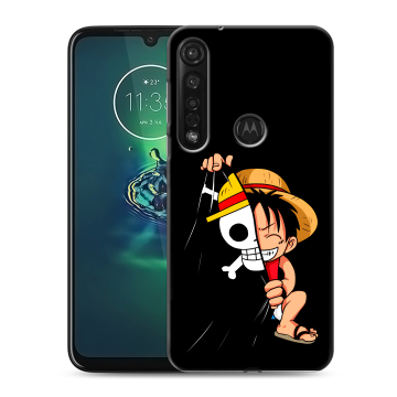 Силиконовый чехол на Motorola Moto G8 Plus с принтом One Piece Ван Пис