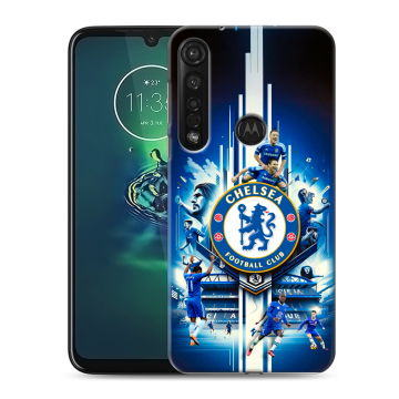 Силиконовый чехол на Motorola Moto G8 Plus с принтом Chelsea Челси