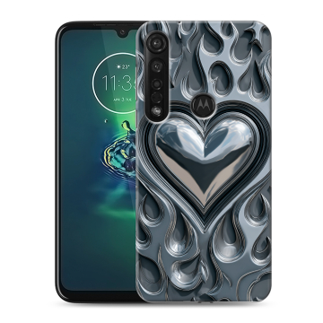 Силиконовый чехол на Motorola Moto G8 Plus с принтом Y2K