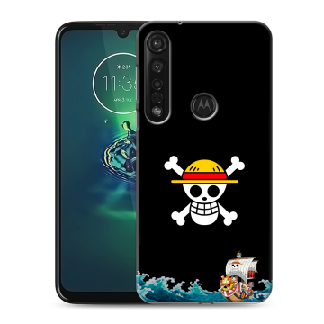 Силиконовый чехол на Motorola Moto G8 Plus с принтом One Piece Ван Пис